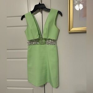 Nastygal green star midriff dress.